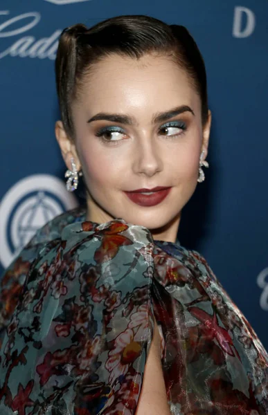 Actress Lily Collins Art Elysium 12Th Annual Heaven Celebration Held — Stock Photo, Image