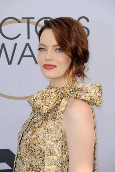 Emma Stone Den Årliga Screen Actors Guild Awards Hölls Shrine — Stockfoto
