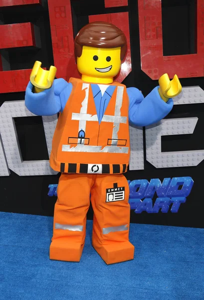 Emmet Estreno Los Ángeles Lego Movie Second Part Celebrado Regency — Foto de Stock