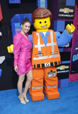 Alison Brie Los Angeles galasında ' The Lego Film 2: ikinci bölümü ' Regency köyü tiyatro Westwood, ABD'de 2 Şubat 2019 düzenlenen.