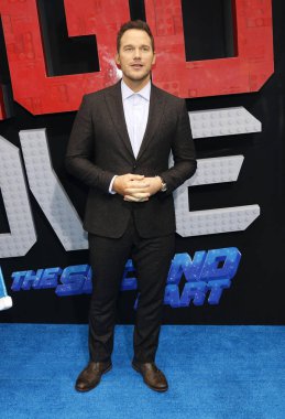 Los Angeles galasında Chris Pratt ' The Lego Film 2: ikinci bölümü ' Regency köyü tiyatro Westwood, ABD'de 2 Şubat 2019 düzenlenen.