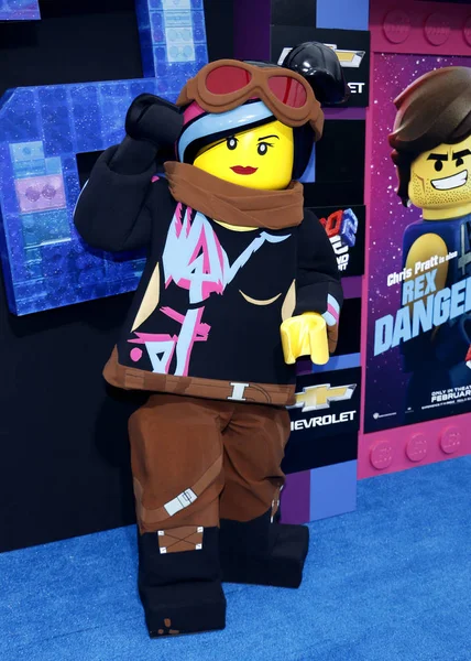 Lucy Los Angeles Premiera Lego Movie Drugiej Części Dniach Lutego — Zdjęcie stockowe