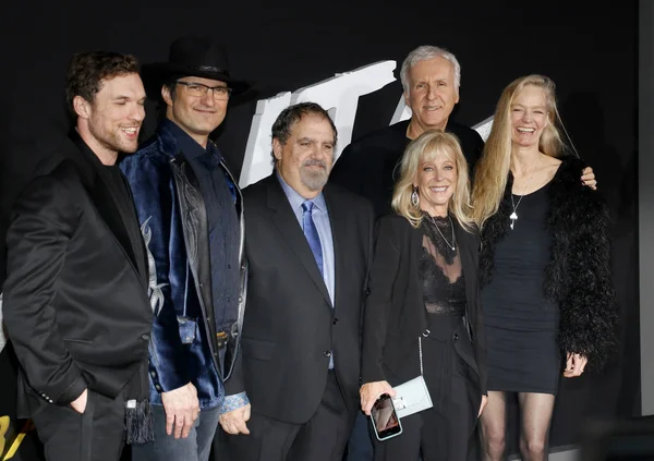 Jon Landau Robert Rodriguez Skrein James Cameron Και Suzy Amis — Φωτογραφία Αρχείου