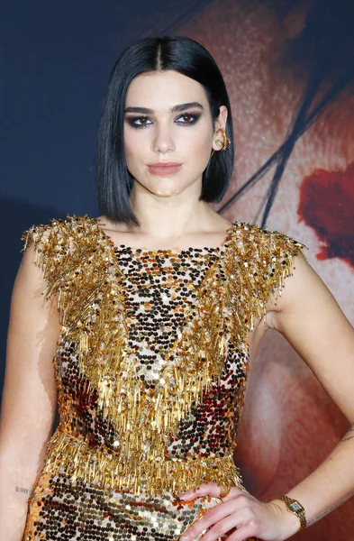 Dua Lipa Premier Alita Battle Angel Los Angeles Yang Diadakan — Stok Foto