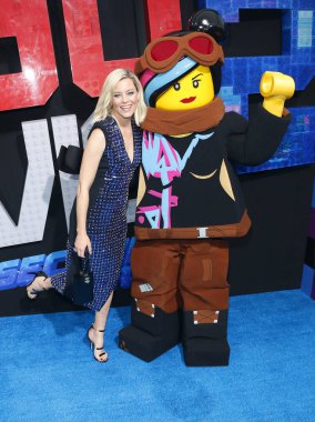 aktris Elizabeth Banks, Los Angeles premiere ' The Lego film 2: ikinci bölümü ' Regency Köyü tiyatro Westwood, ABD'de 2 Şubat 2019 düzenlenen.