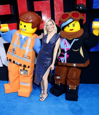 aktris Elizabeth Banks, Los Angeles premiere ' The Lego film 2: ikinci bölümü ' Regency Köyü tiyatro Westwood, ABD'de 2 Şubat 2019 düzenlenen.