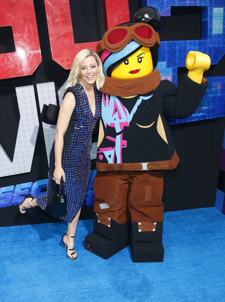 Actrice Elizabeth Banks Lors Première Los Angeles Lego Movie Second — Photo