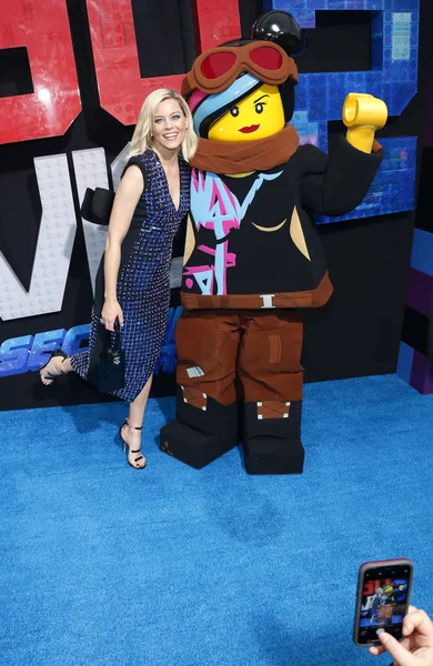 Actrice Elizabeth Banks Los Angeles Premiere Van Lego Movie Het — Stockfoto