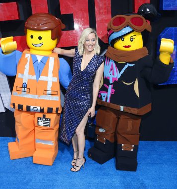 aktris Elizabeth Banks, Los Angeles premiere ' The Lego film 2: ikinci bölümü ' Regency Köyü tiyatro Westwood, ABD'de 2 Şubat 2019 düzenlenen.