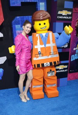 aktris Alison Brie, Los Angeles premiere ' The Lego film 2: ikinci bölümü ' Regency Köyü tiyatro Westwood, ABD'de 2 Şubat 2019 düzenlenen.