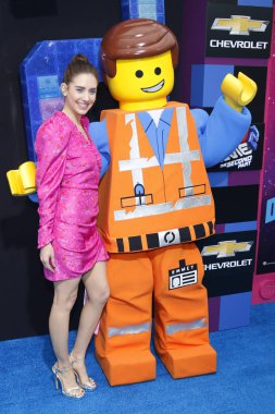 aktris Alison Brie, Los Angeles premiere ' The Lego film 2: ikinci bölümü ' Regency Köyü tiyatro Westwood, ABD'de 2 Şubat 2019 düzenlenen.