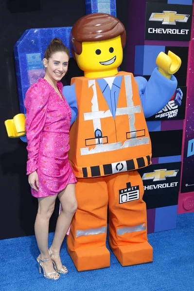 aktris Alison Brie, Los Angeles premiere ' The Lego film 2: ikinci bölümü ' Regency Köyü tiyatro Westwood, ABD'de 2 Şubat 2019 düzenlenen.