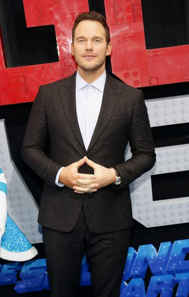 aktör Chris Pratt, Los Angeles premiere ' The Lego film 2: ikinci bölümü ' Regency Köyü tiyatro Westwood, ABD'de 2 Şubat 2019 düzenlenen.