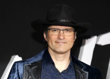 Yönetmen Robert Rodriguez Los Angeles galasında ' Alita: Battle Angel' Regency köyü tiyatro Westwood, ABD'de 5 Şubat 2019 düzenlenen.
