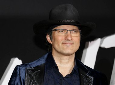 Yönetmen Robert Rodriguez Los Angeles galasında ' Alita: Battle Angel' Regency köyü tiyatro Westwood, ABD'de 5 Şubat 2019 düzenlenen.