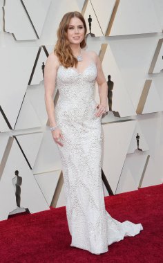 24 Şubat 2019 Hollywood ve Highland Los Angeles, ABD Amy Adams 91 yıllık Akademi Ödülleri'nde düzenlenen.