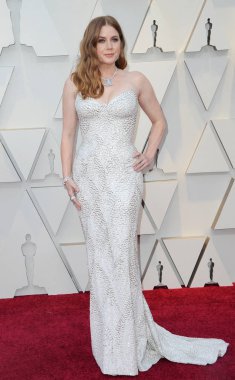 24 Şubat 2019 Hollywood ve Highland Los Angeles, ABD Amy Adams 91 yıllık Akademi Ödülleri'nde düzenlenen.