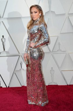 24 Şubat 2019 Hollywood ve Highland Los Angeles, ABD Jennifer Lopez 91 yıllık Akademi Ödülleri'nde düzenlenen.