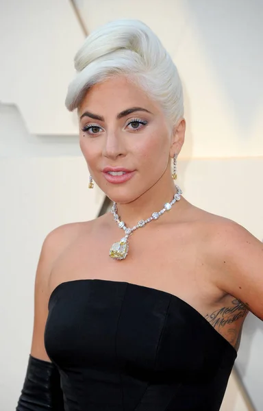 Lady Gaga Hollywood Highland Los Angeles Abd Şubat 2019 Düzenlenen — Stok fotoğraf