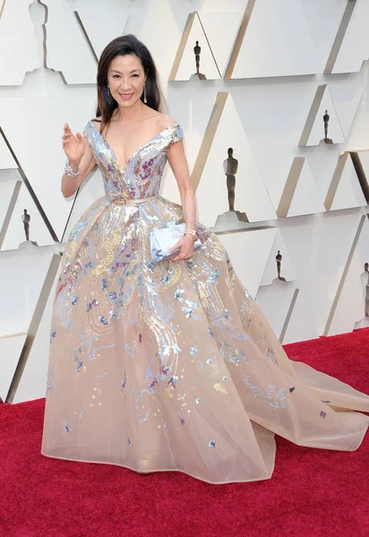 Michelle Yeoh Éves Oscar Díj Sor Hollywood Highland Los Angeles — Stock Fotó