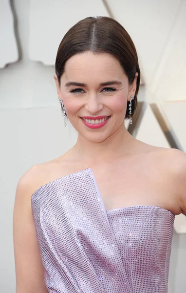 Emilia Clarke 91Ste Jaarlijkse Academy Awards Gehouden Februari 2019 Hollywood — Stockfoto