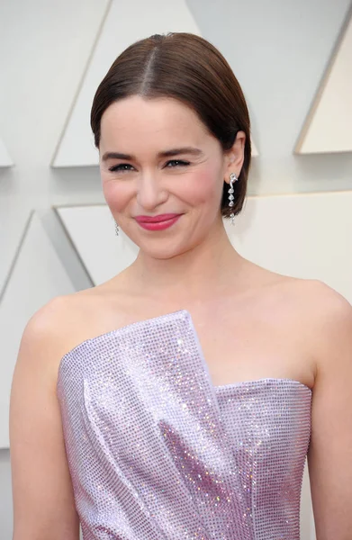 Emilia Clarke Årlige Academy Awards Afholdt Hollywood Highland Los Angeles - Stock-foto