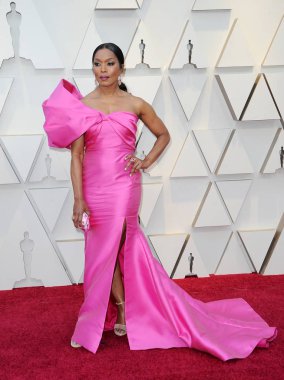 24 Şubat 2019 Hollywood ve Highland Los Angeles, ABD Angela Bassett 91 yıllık Akademi Ödülleri'nde düzenlenen.