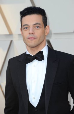 24 Şubat 2019 Hollywood ve Highland Los Angeles, ABD Rami Malek 91 yıllık Akademi Ödülleri'nde düzenlenen.