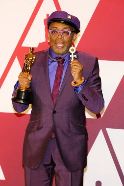 24 Şubat 2019 Hollywood ve Highland Los Angeles, ABD Spike Lee 91 yıllık Akademi Ödülleri - Kazananlar Oda düzenlenen.
