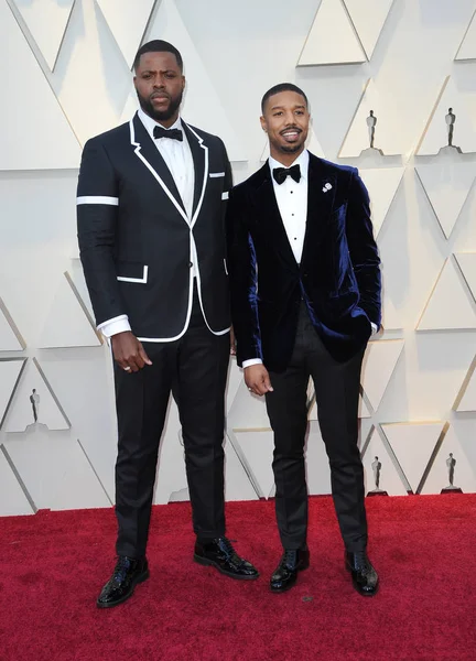 Michael B. Jordan och Winston hertig — Stockfoto