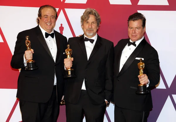 Nick Vallelonga, Peter Farrelly och Brian Currie — Stockfoto