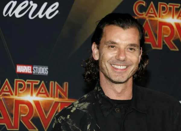 Músico Gavin Rossdale Estreno Mundial Captain Marvel Celebrado Teatro Capitan — Foto de Stock