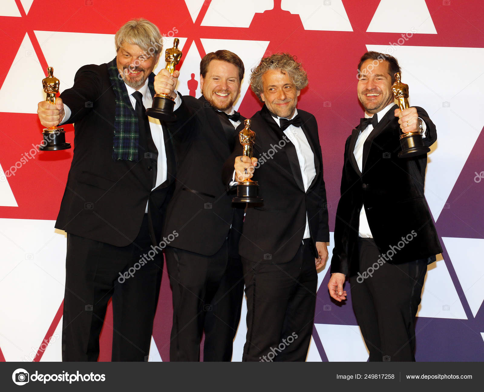 Ian Hunter Schwalm Paul Lambert Tristan Myles 91st Annual Academy Stock Editorial Photo C Popularimages