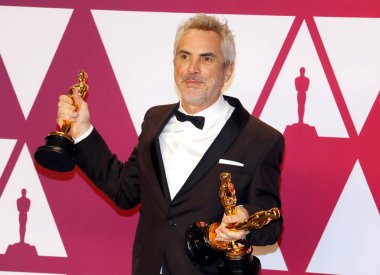 Alfonso Cuaron 91 yıllık Akademi Ödülleri - basın odası Loews Hotel Hollywood, ABD'de 24 Şubat 2019 düzenlenen.