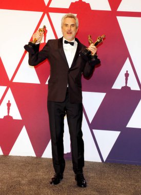 Alfonso Cuaron 91 yıllık Akademi Ödülleri - basın odası Loews Hotel Hollywood, ABD'de 24 Şubat 2019 düzenlenen.