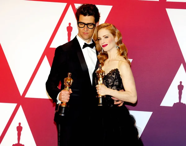 Guy Nattiv Jaime Ray Newman 91St Annual Academy Awards Press — Stock Photo, Image