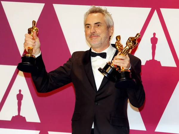 Alfonso Cuaron 91 yıllık Akademi Ödülleri - basın odası Loews Hotel Hollywood, ABD'de 24 Şubat 2019 düzenlenen.