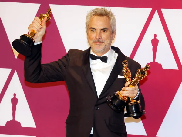 Alfonso Cuaron 91 yıllık Akademi Ödülleri - basın odası Loews Hotel Hollywood, ABD'de 24 Şubat 2019 düzenlenen.