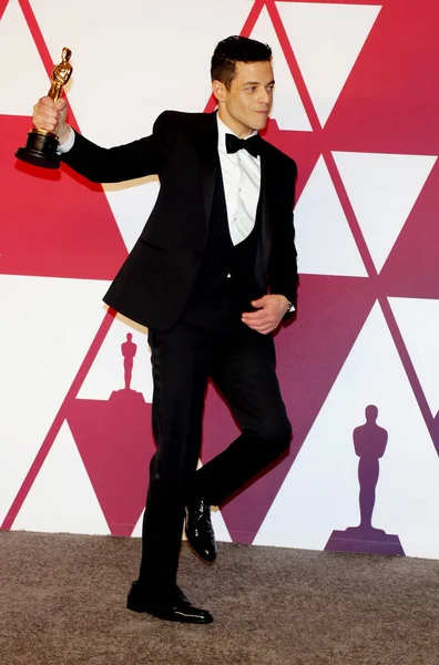 Rami Malek Academy Awards Tahunan Press Room Yang Diadakan Loews — Stok Foto