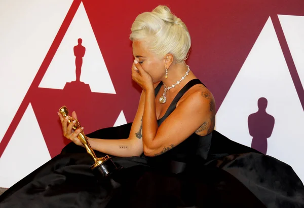 Lady Gaga Los 91St Annual Academy Awards Sala Prensa Celebrada — Foto de Stock
