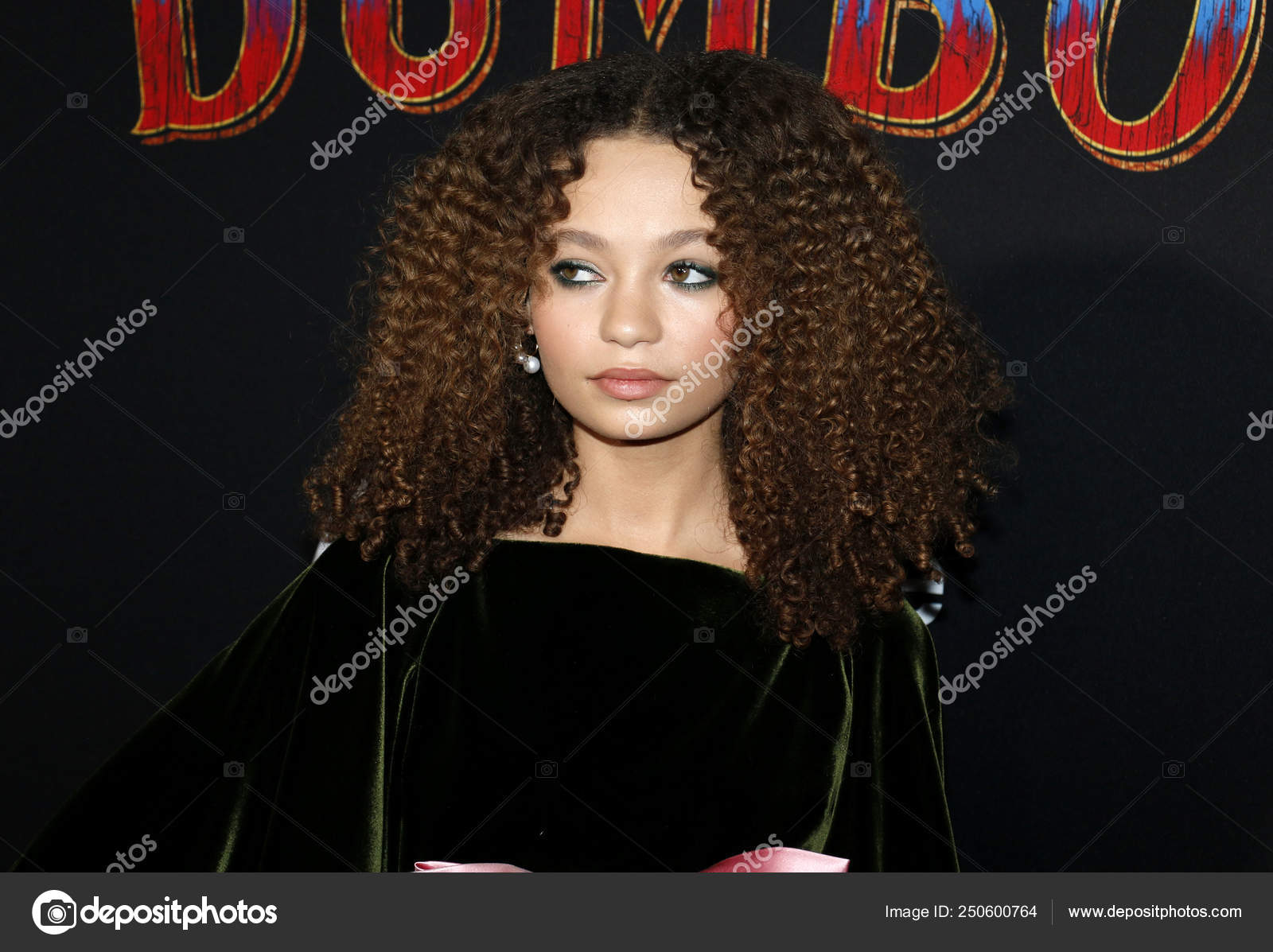 Actress Nico Parker World Premiere 'Dumbo' Held Capitan Theatre