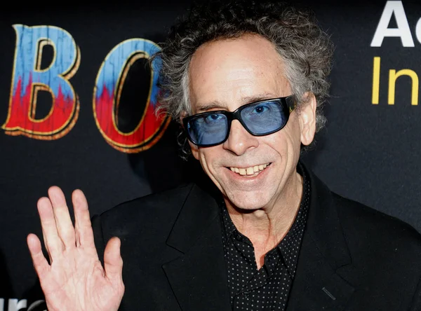 Regissören Tim Burton Världspremiären Dumbo Hölls Capitan Theatre Hollywood Usa — Stockfoto