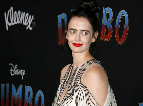 Actriz Eva Green Estreno Mundial Dumbo Celebrado Teatro Capitan Hollywood — Foto de Stock