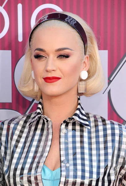 Cantante Katy Perry 2019 Iheartradio Music Awards Celebrado Microsoft Theater — Foto de Stock