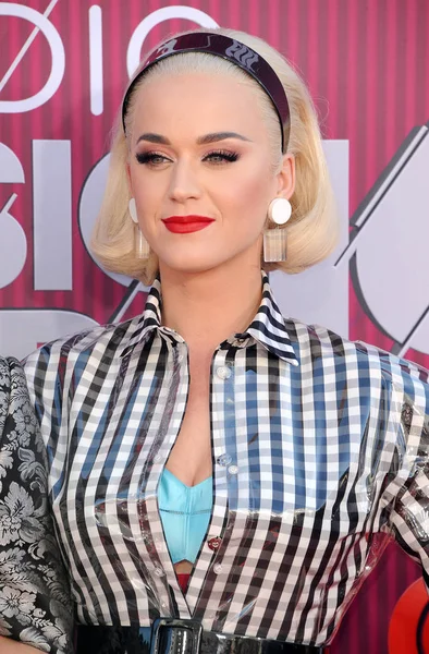 Cantante Katy Perry 2019 Iheartradio Music Awards Celebrado Microsoft Theater — Foto de Stock