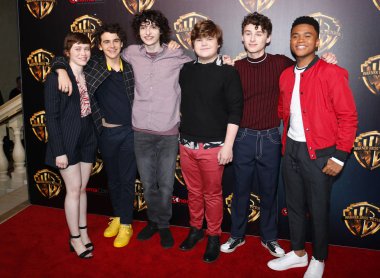 Sophia Lillis, Finn Wolfhard, Jeremy Ray Taylor, Wyatt Oleff, seçilmiş Jacobs ve Jack Dylan Grazer 2019 Cinemacon - Warner Bros. resimler 'büyük resim' sunu Caesars Palace Las Vegas, ABD 2 Nisan 2019 düzenlenen.