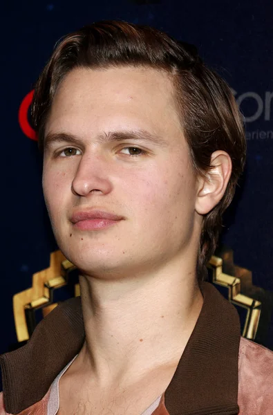 Herec Ansel Elgort 2019 Cinemacon Warner Bros Obrázky Velká Fotka — Stock fotografie