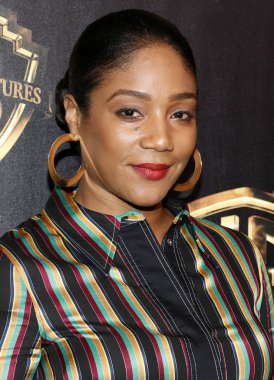 aktris Tiffany Haddish de 2019 Cinemacon-Warner Bros. resimler ' büyük resim ' sunum Caesars Palace Las Vegas 'ta düzenlenen, Nisan 'da ABD 2, 2019.
