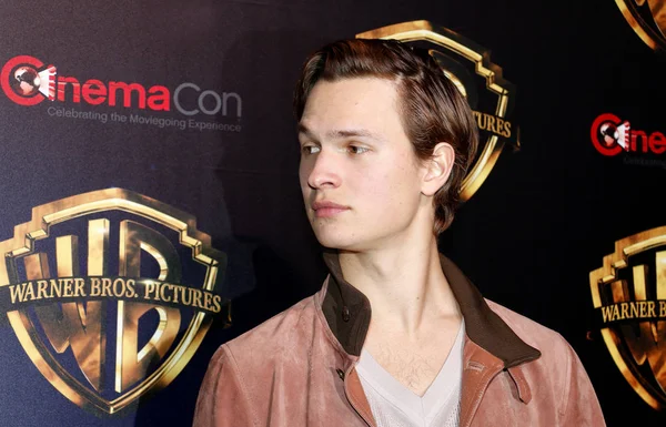 Actor Ansel Elgort 2019 Cinemacon Warner Bros Pictures Big Picture — Stockfoto