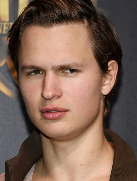 Aktor Ansel Elgort 2019 Cinemacon Warner Bros Zdjęcia Big Picture — Zdjęcie stockowe